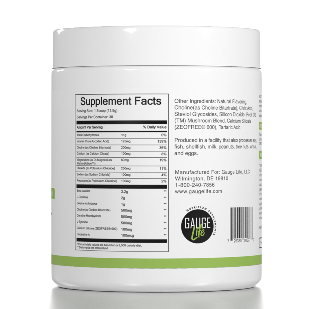 WOO™ StimFree PreWorkout GaugeLife