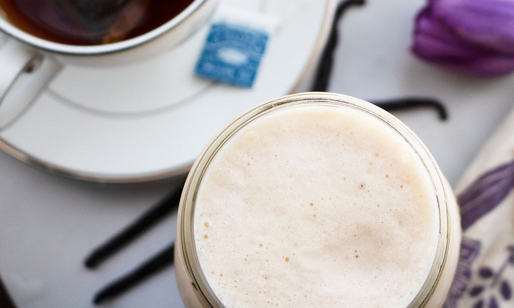 Earl Grey Iced Protein Latte