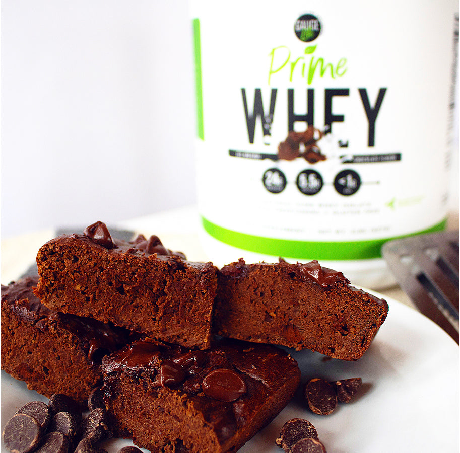 Double Chocolate Protein Brownies